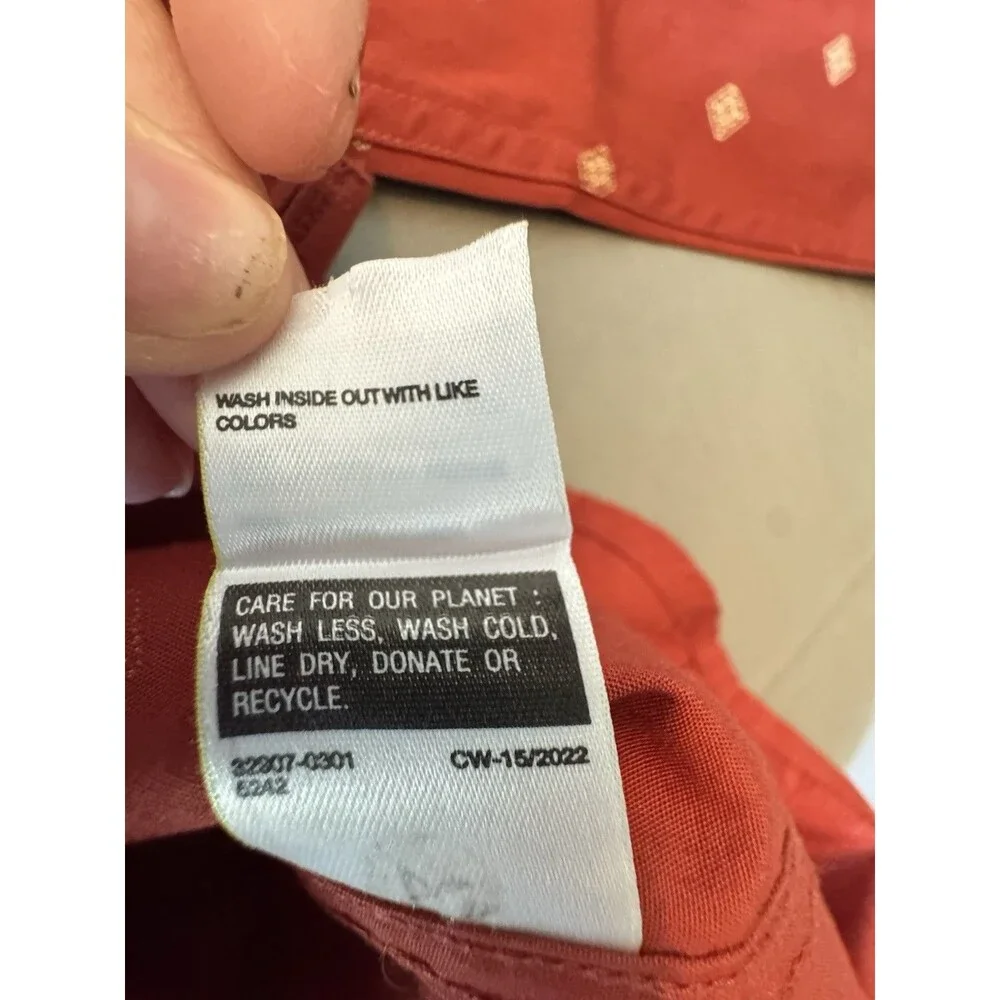 Men's Levi's Slim Fit Red Button Down Size Small
